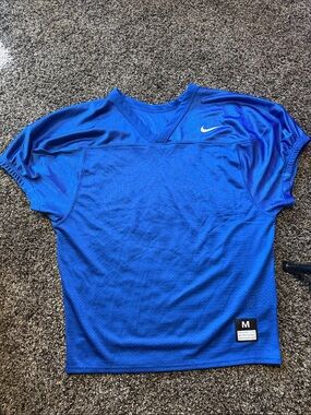 Nike Men’s Bright Blue V-Neck Athletic Jersey